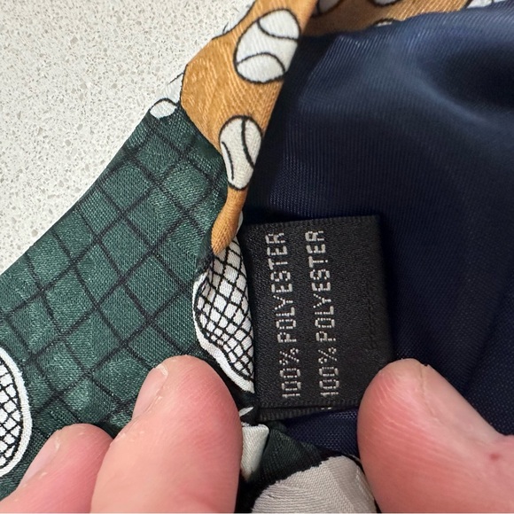 Snoopy peanuts Charlie Brown tennis vintage 1958 tie made in Korea - Picture 8 of 11